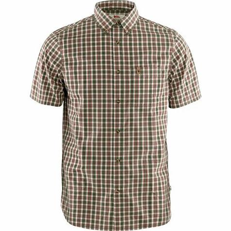 Fjällräven Men Övik Shirts Green PH70732 Philippines